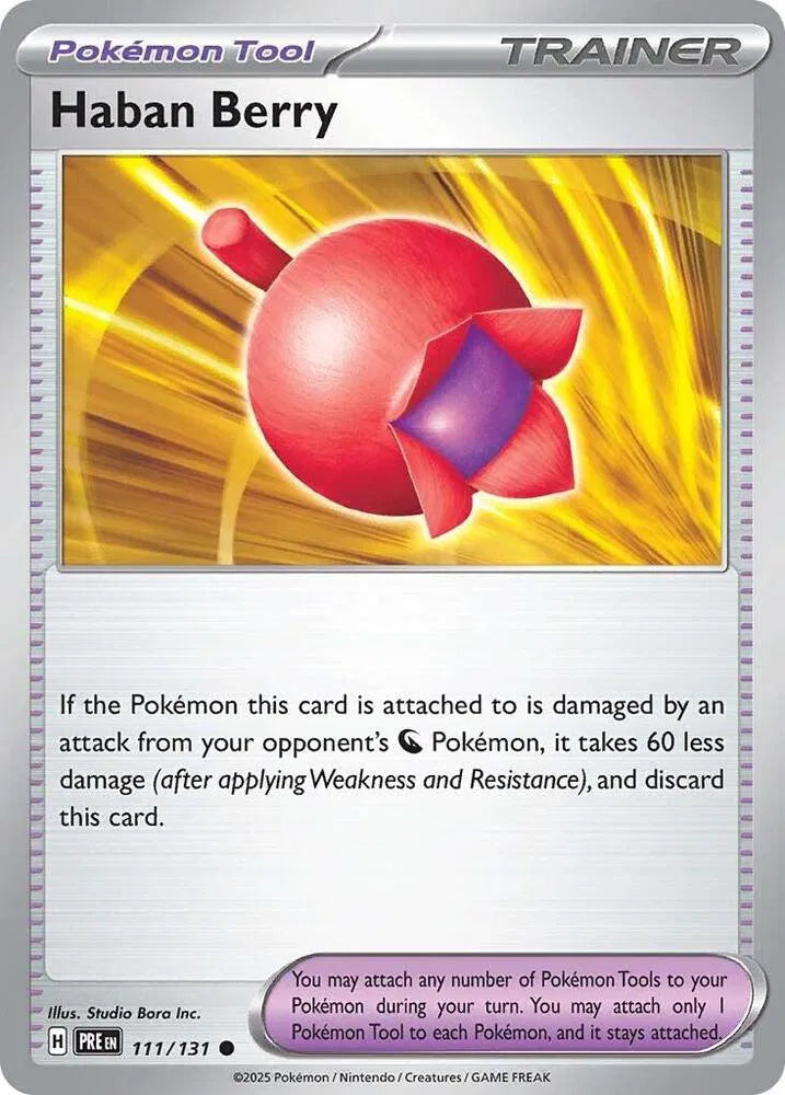 111/131 Haban Berry Reverse Holo - Prismatic Evolutions