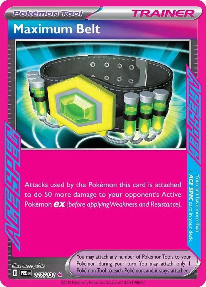 117/131 Maximum Belt - Prismatic Evolutions