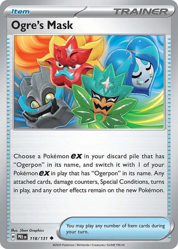 118/131 Ogre's Mask Reverse Holo