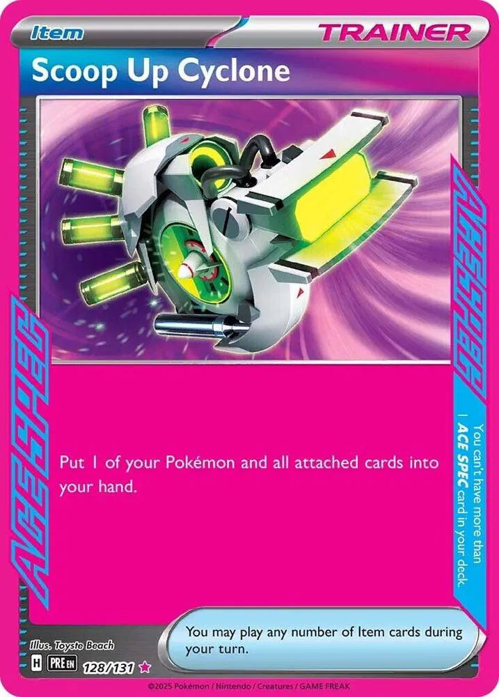 128/131 Scoop Up Cyclone - Prismatic Evolutions