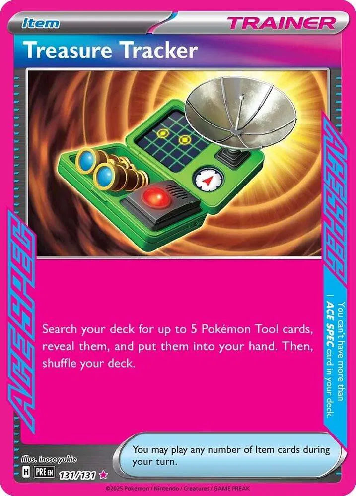 131/131 Treasure Tracker - Prismatic Evolutions