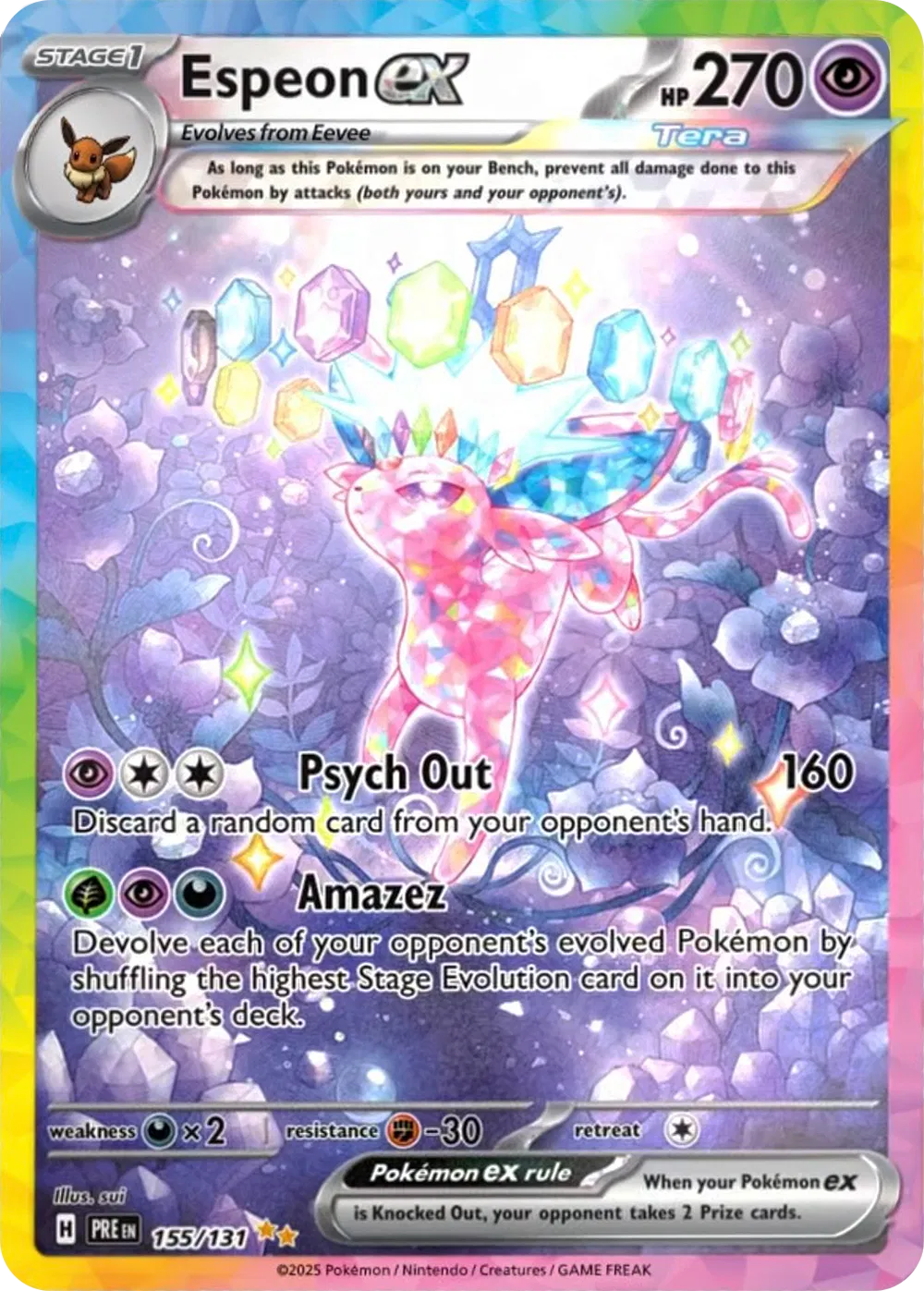 155/131 Espeon EX