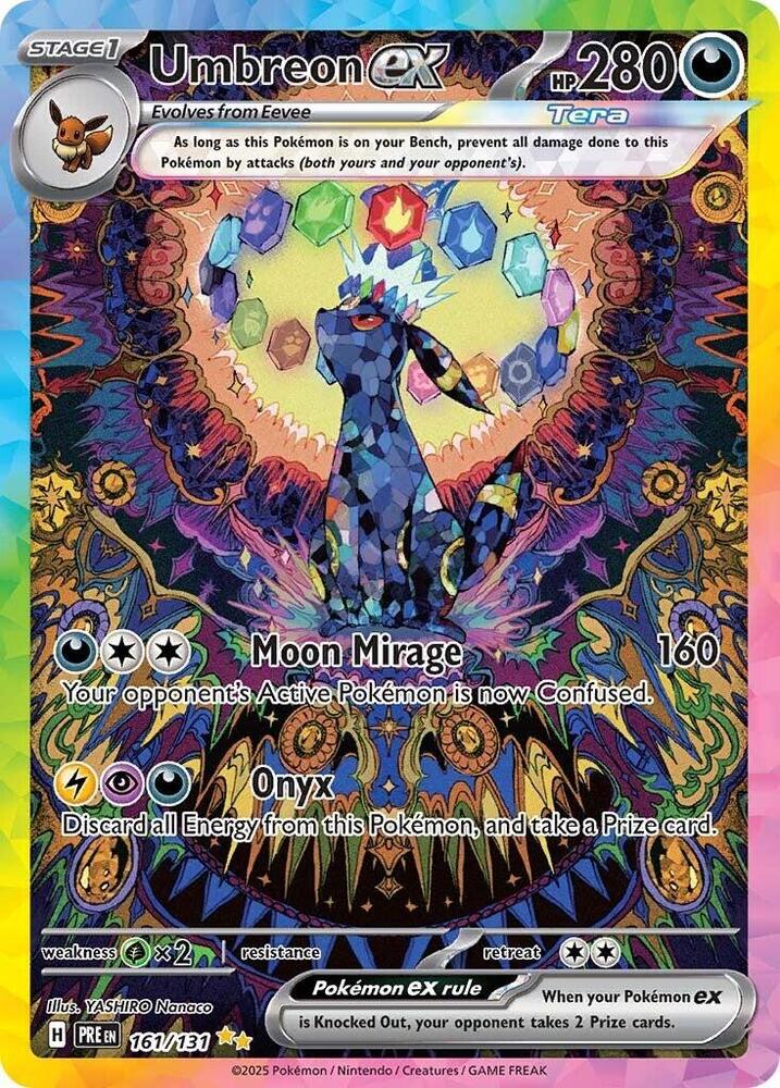 161/131 Umbreon EX - Prismatic Evolutions