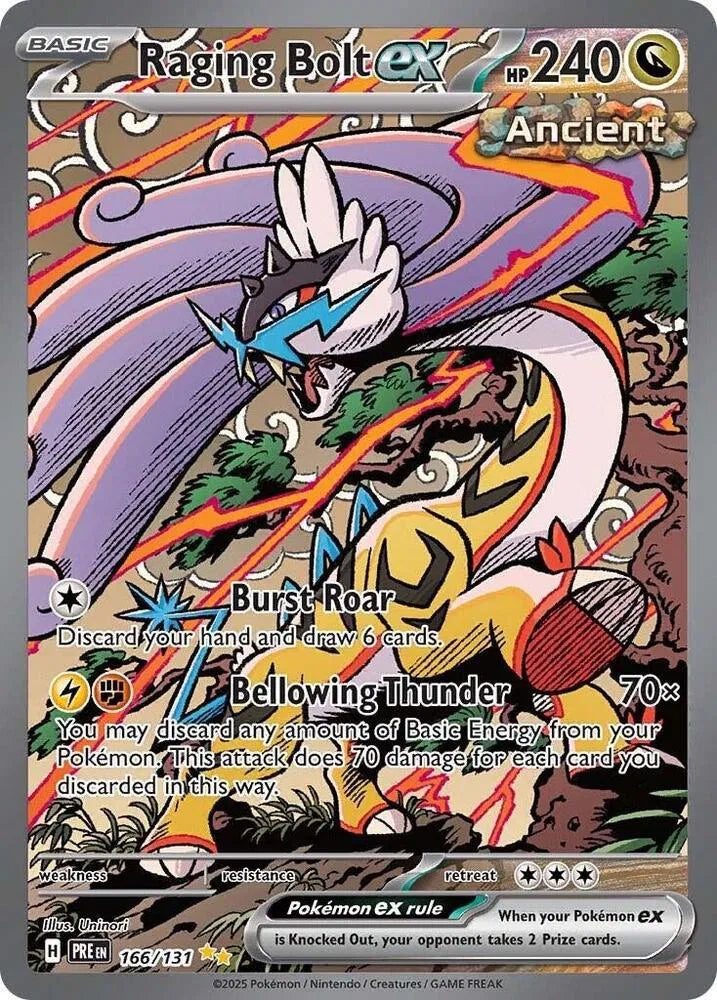 166/131 Raging Bolt EX - Prismatic Evolutions