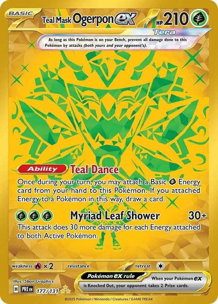 177/131 Teal Mask Ogerpon EX - Prismatic Evolutions