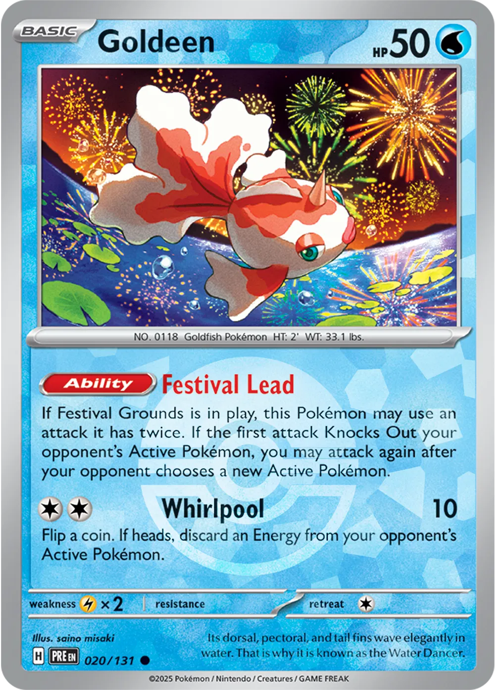 020/131 Goldeen Poke Ball