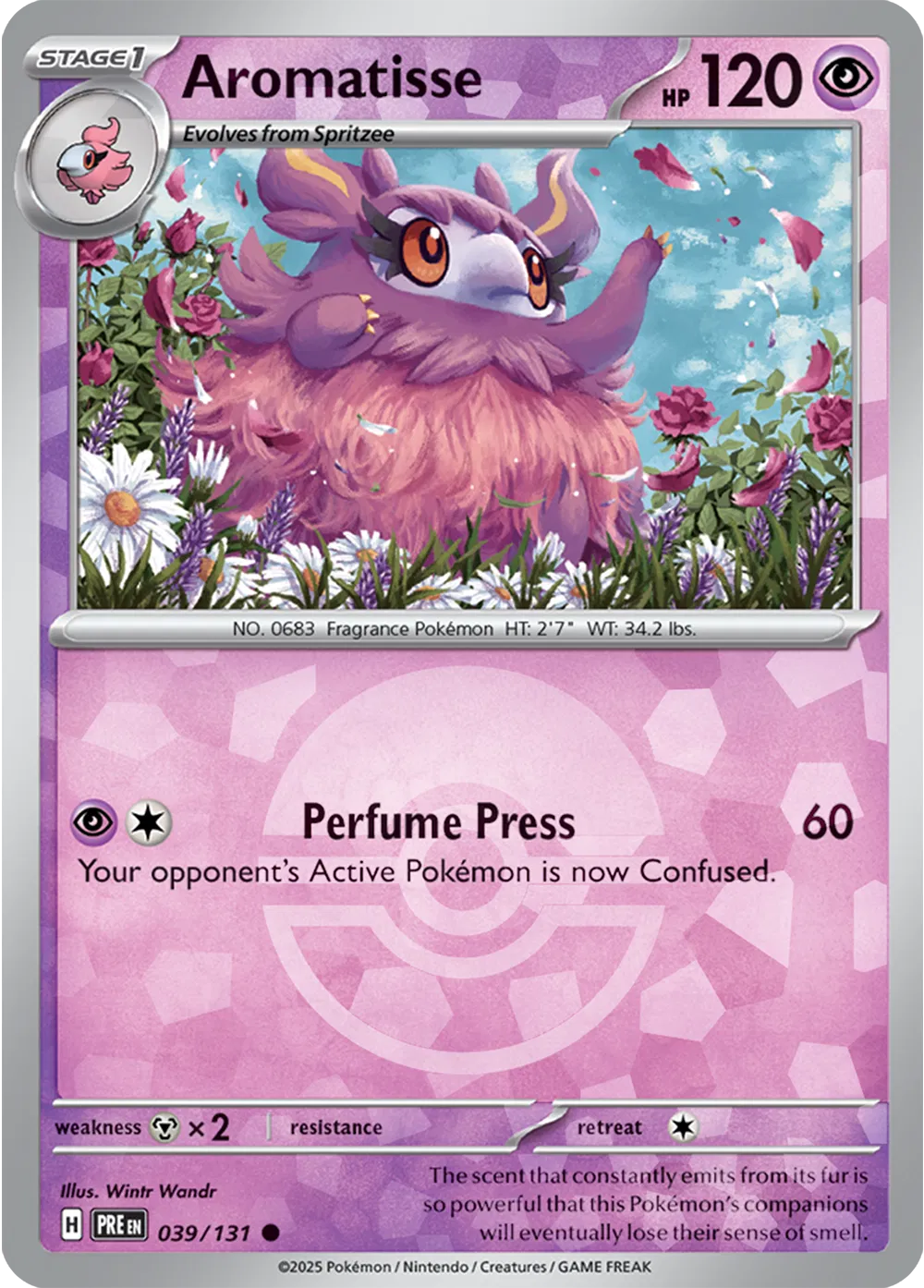 039/131 Aromatisse Poke Ball