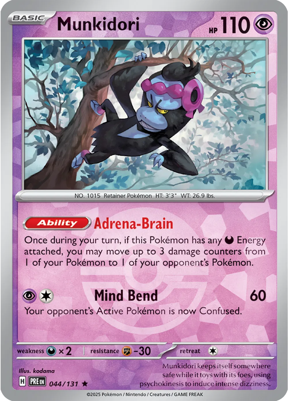 044/131 Munkidori Poke Ball