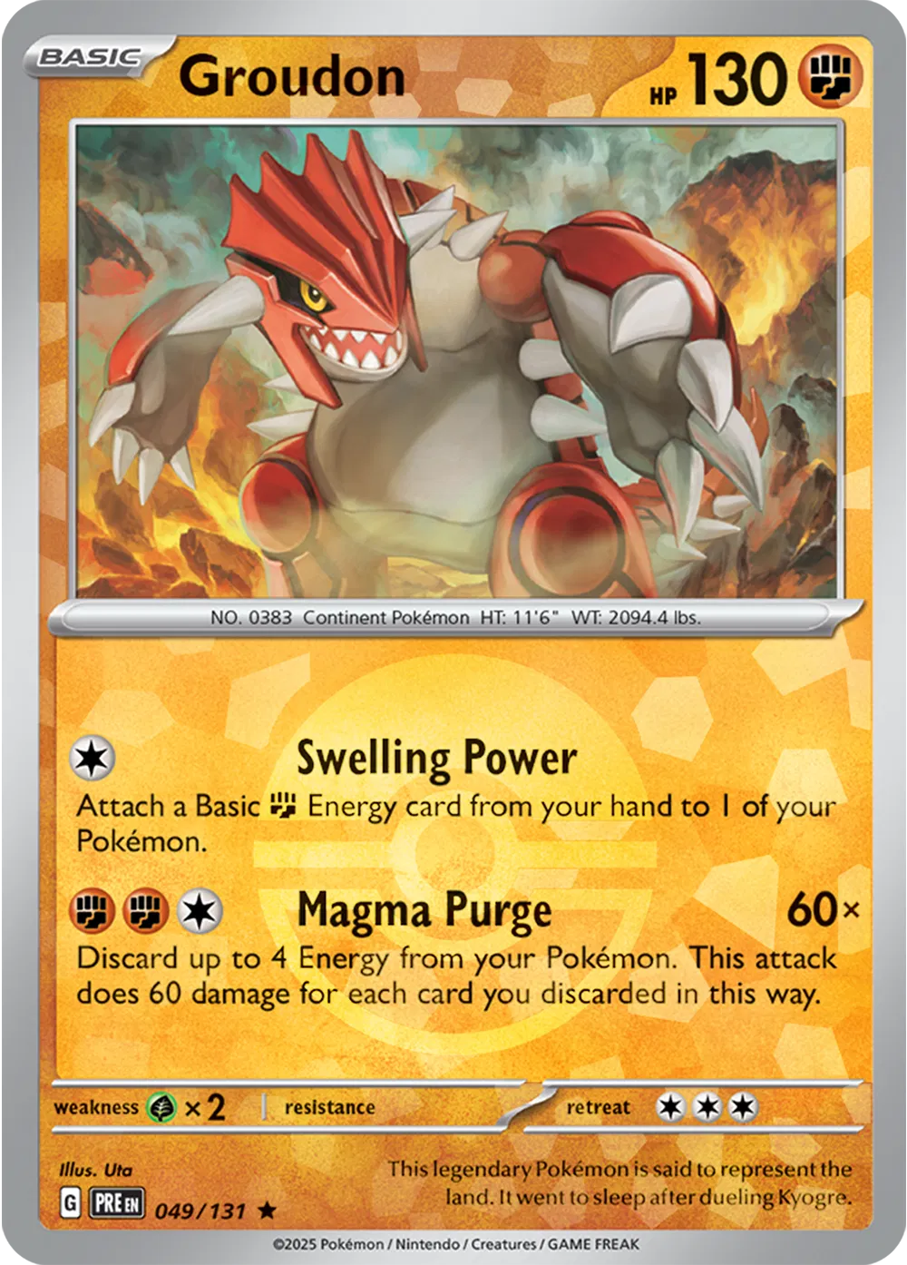 049/131 Groudon Poke Ball - Prismatic Evolutions