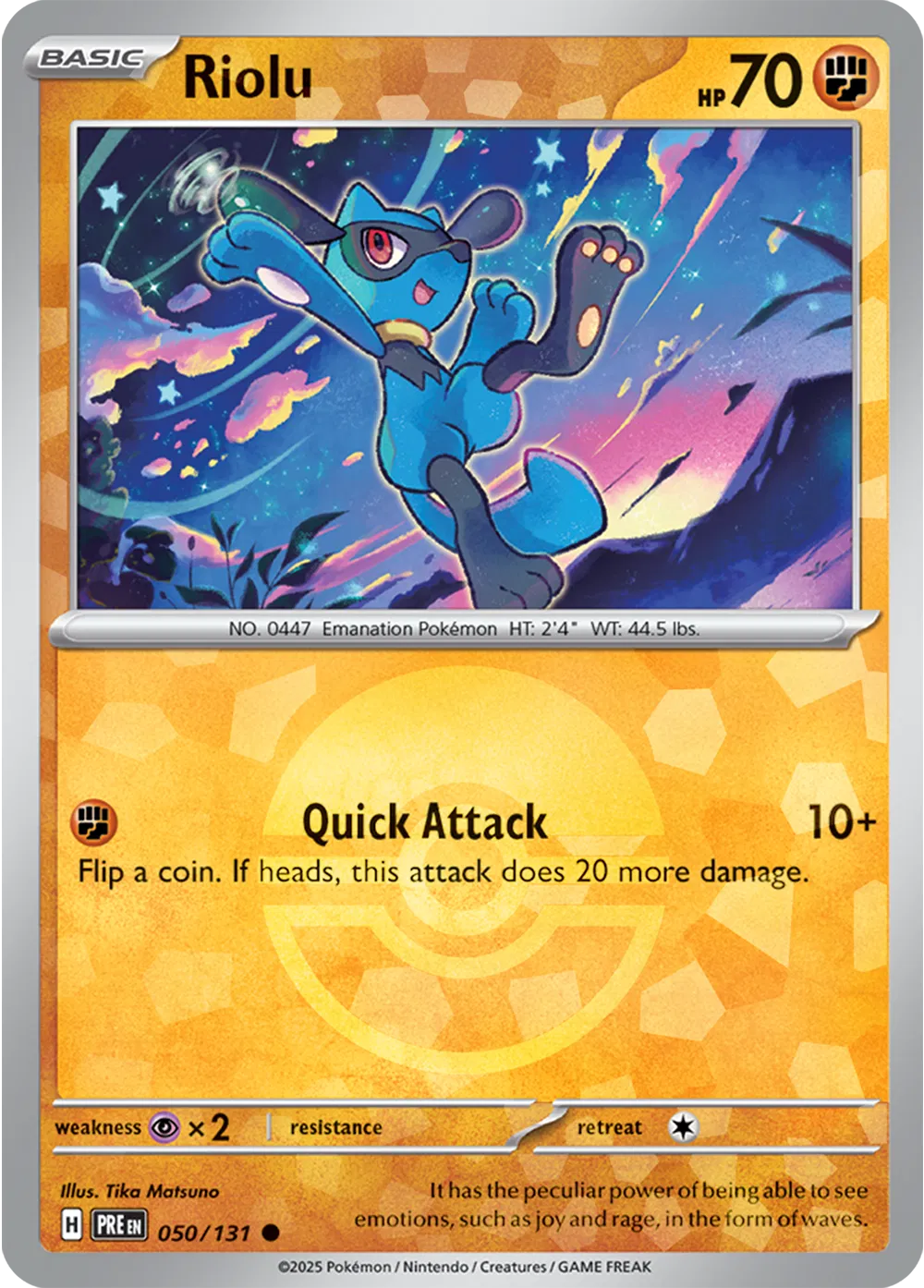 050/131 Riolu Poke Ball