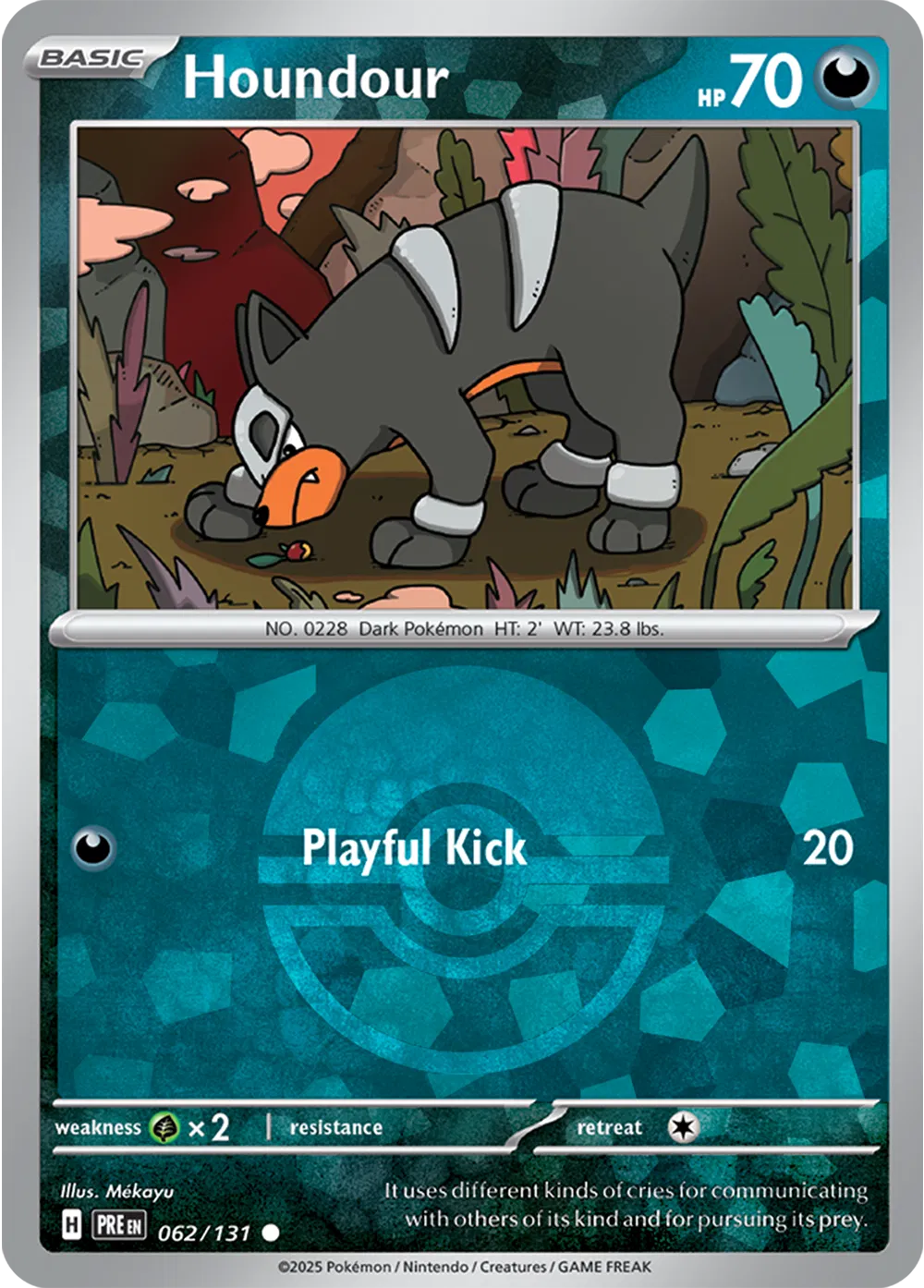 062/131 Houndour Poke Ball