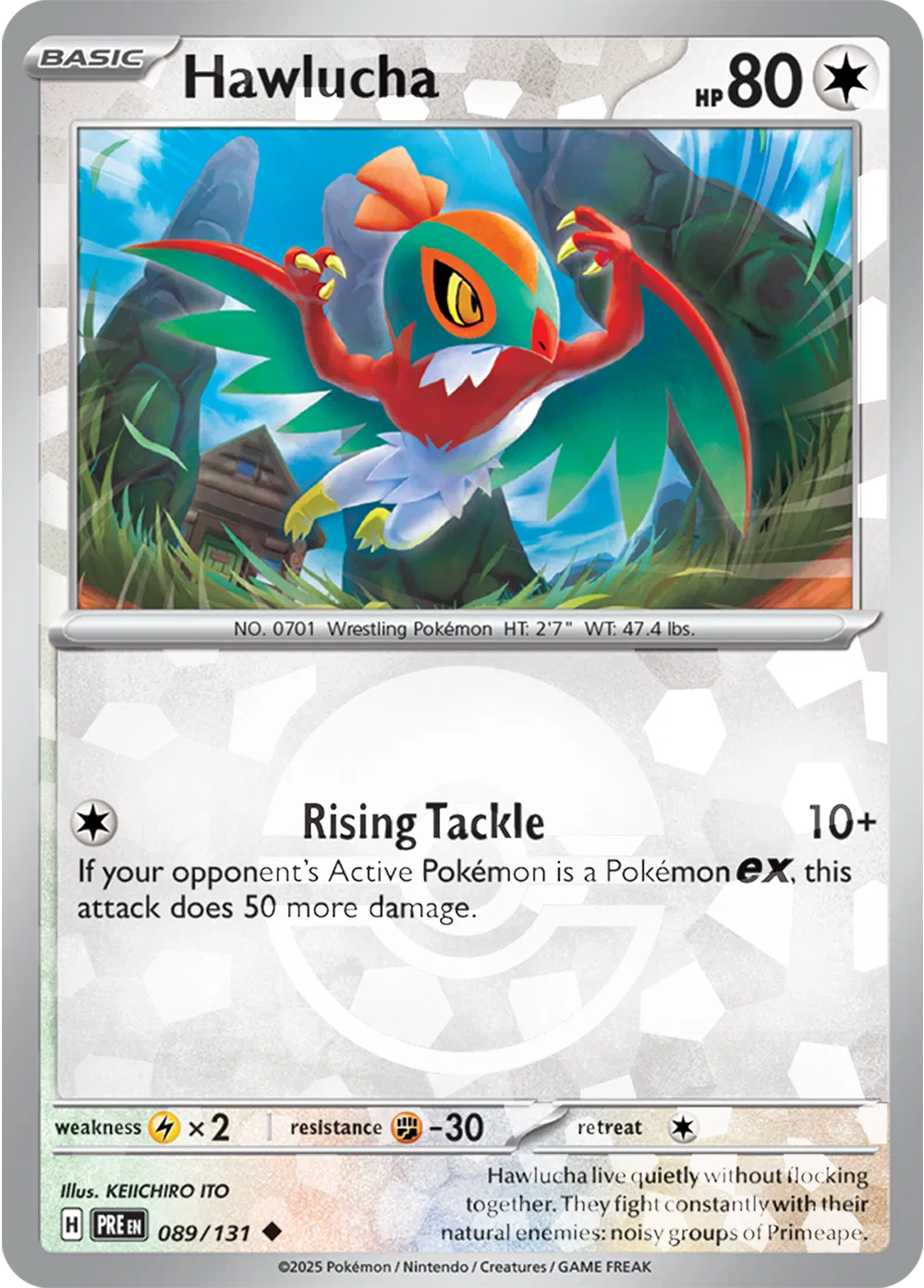 089/131 Hawlucha Poke Ball - Prismatic Evolutions
