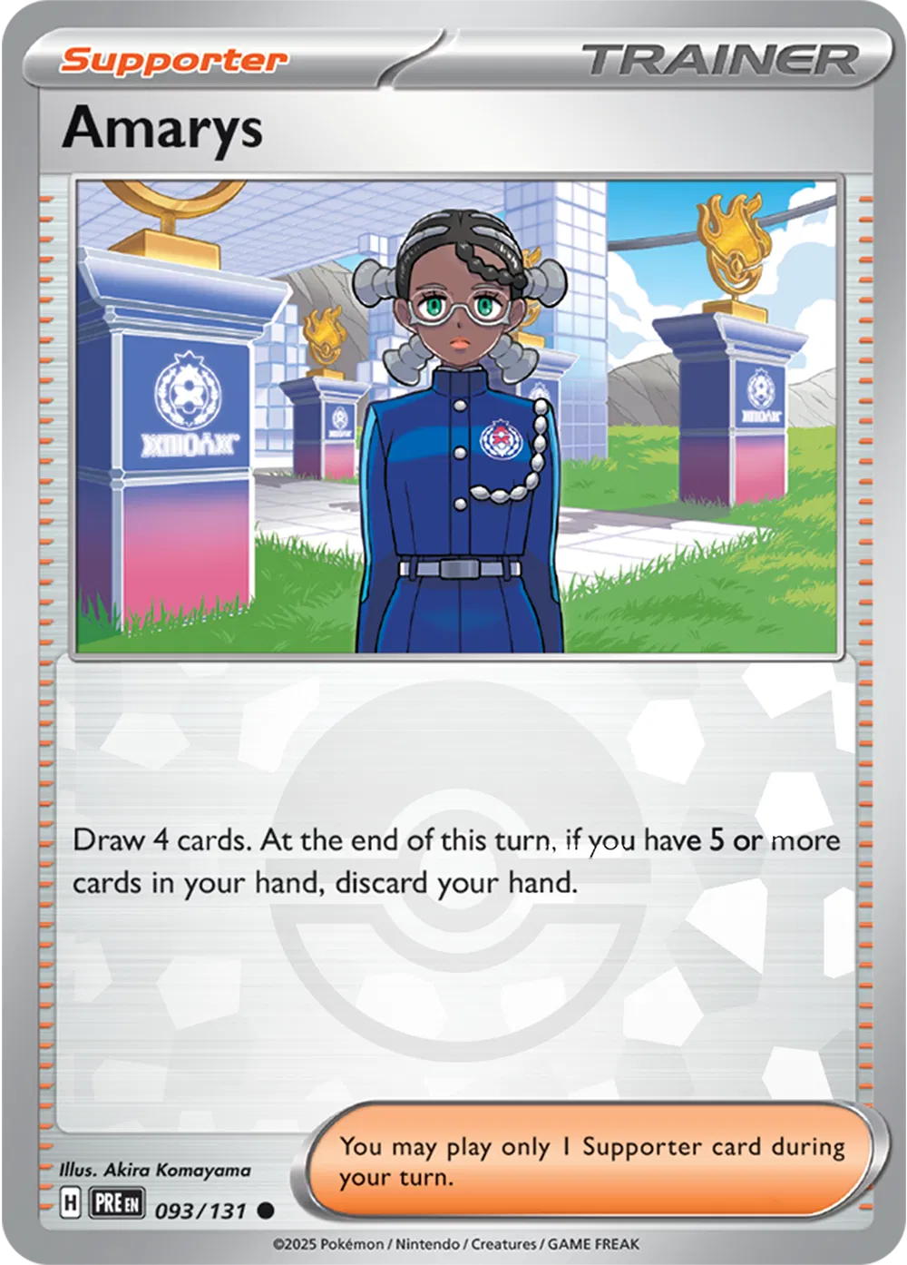 093/131 Amarys Poke Ball - Prismatic Evolutions