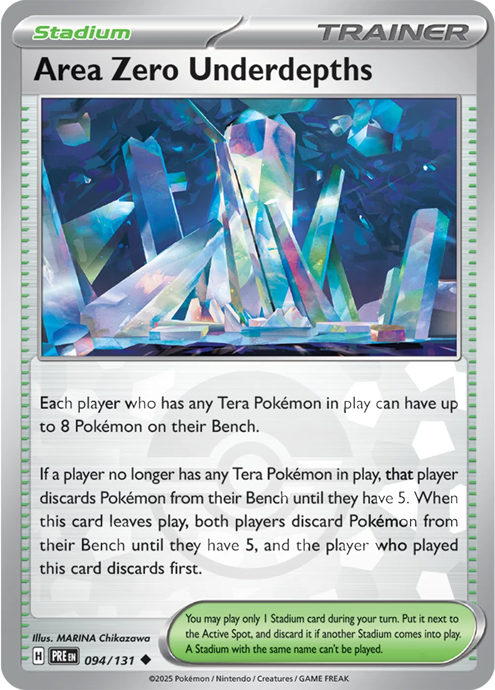 094/131 Area Zero Underdepths Poke Ball