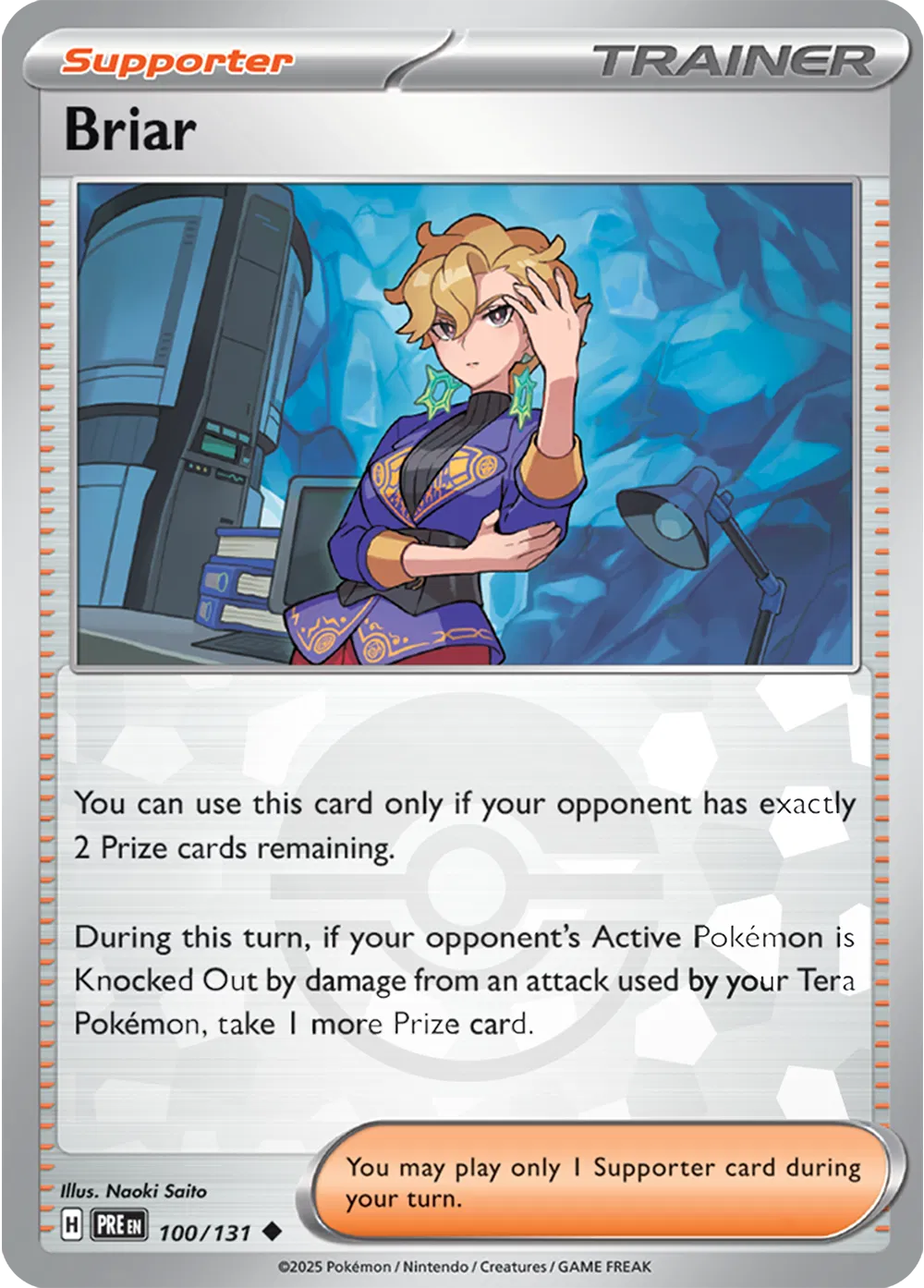 100/131 Briar Poke Ball - Prismatic Evolutions