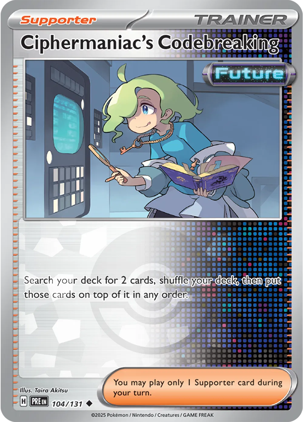 104/131 Ciphermaniac's Codebreaking Poke Ball - Prismatic Evolutions