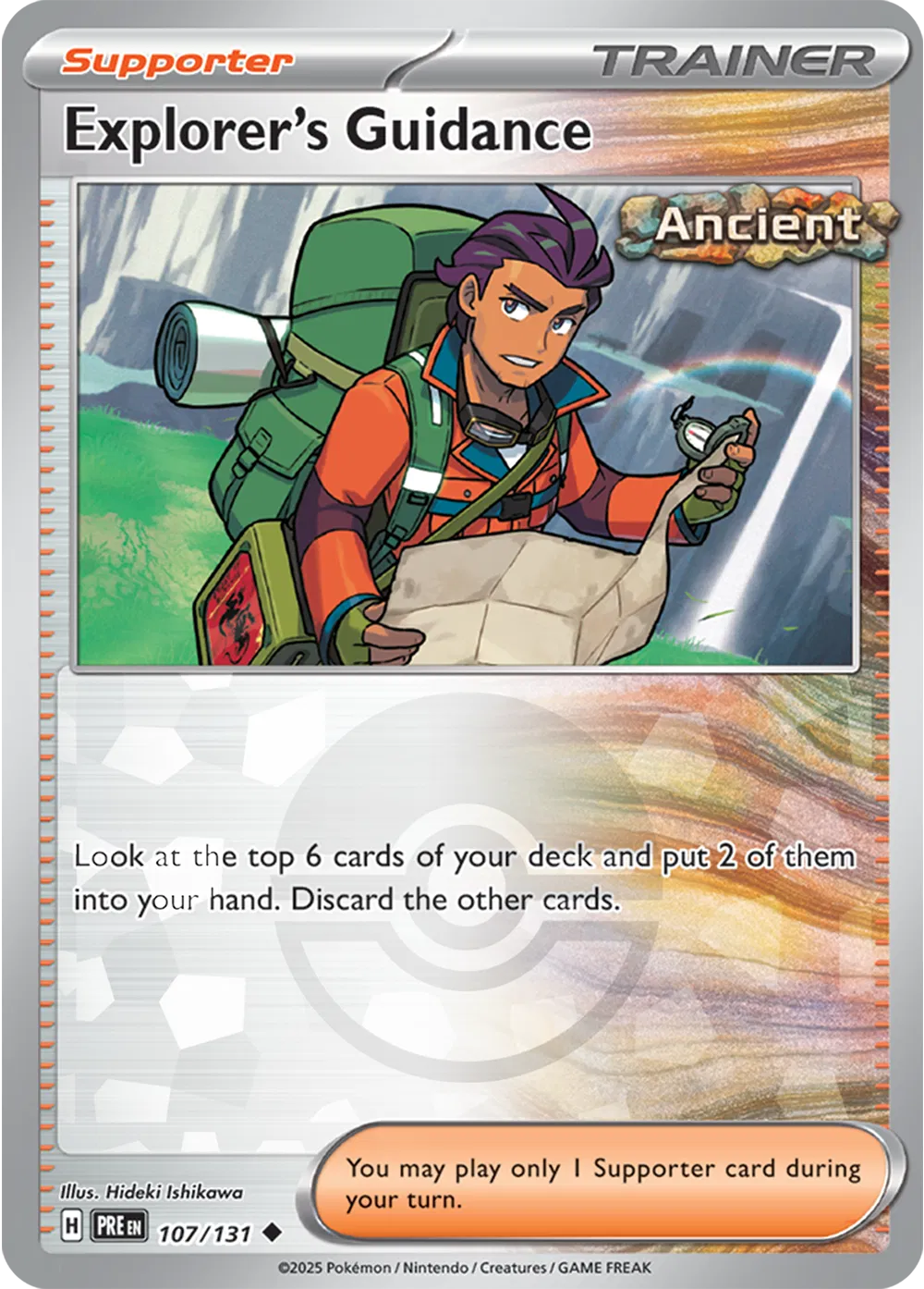 107/131 Explorer's Guidance Poke Ball