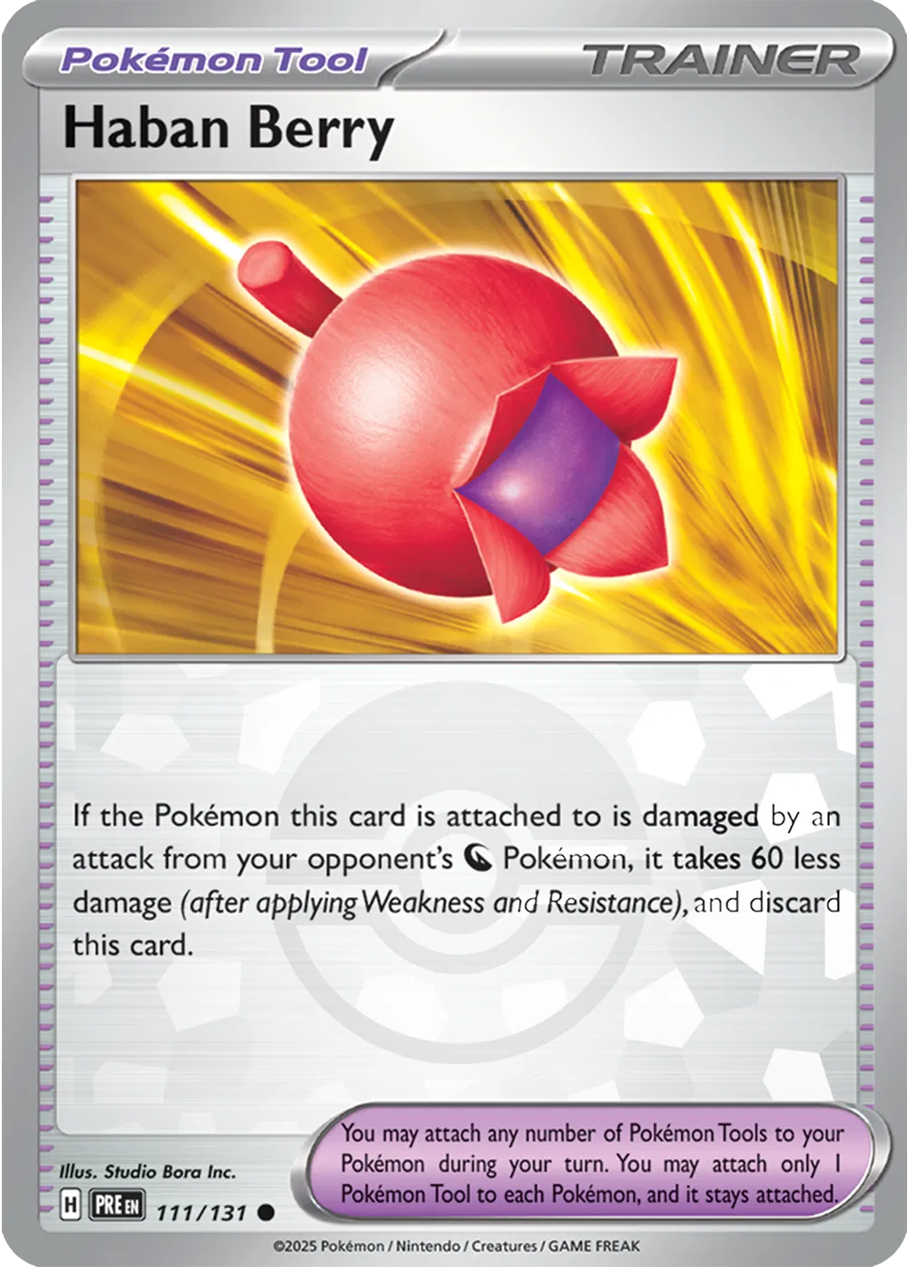 111/131 Haban Berry Poke Ball - Prismatic Evolutions