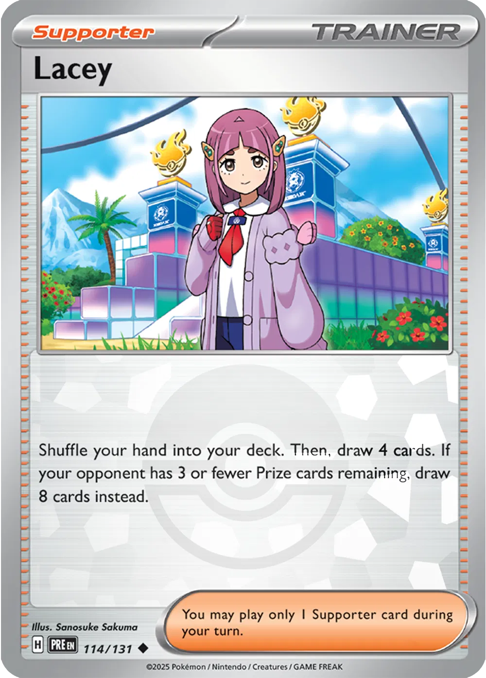 114/131 Lacey Poke Ball - Prismatic Evolutions