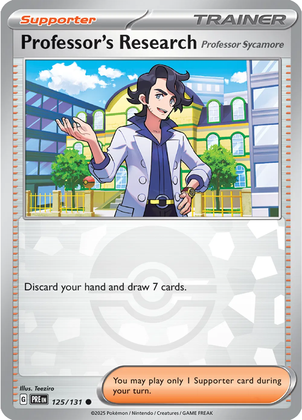 125/131 Professor Research Poke Ball