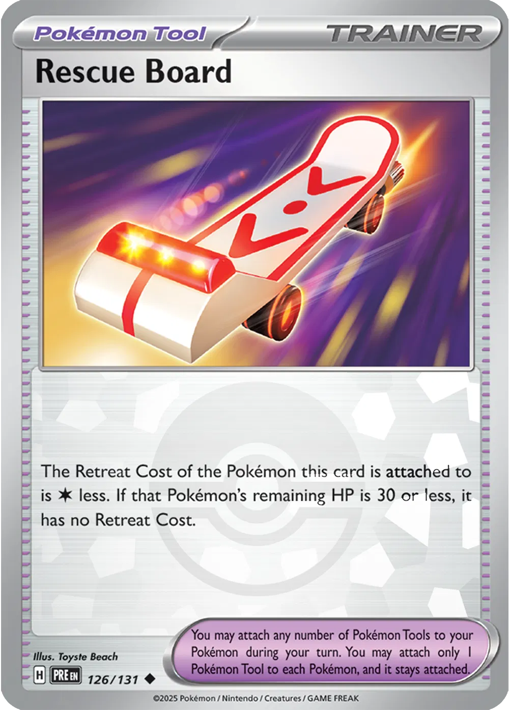 126/131 Rescue Board Poke Ball