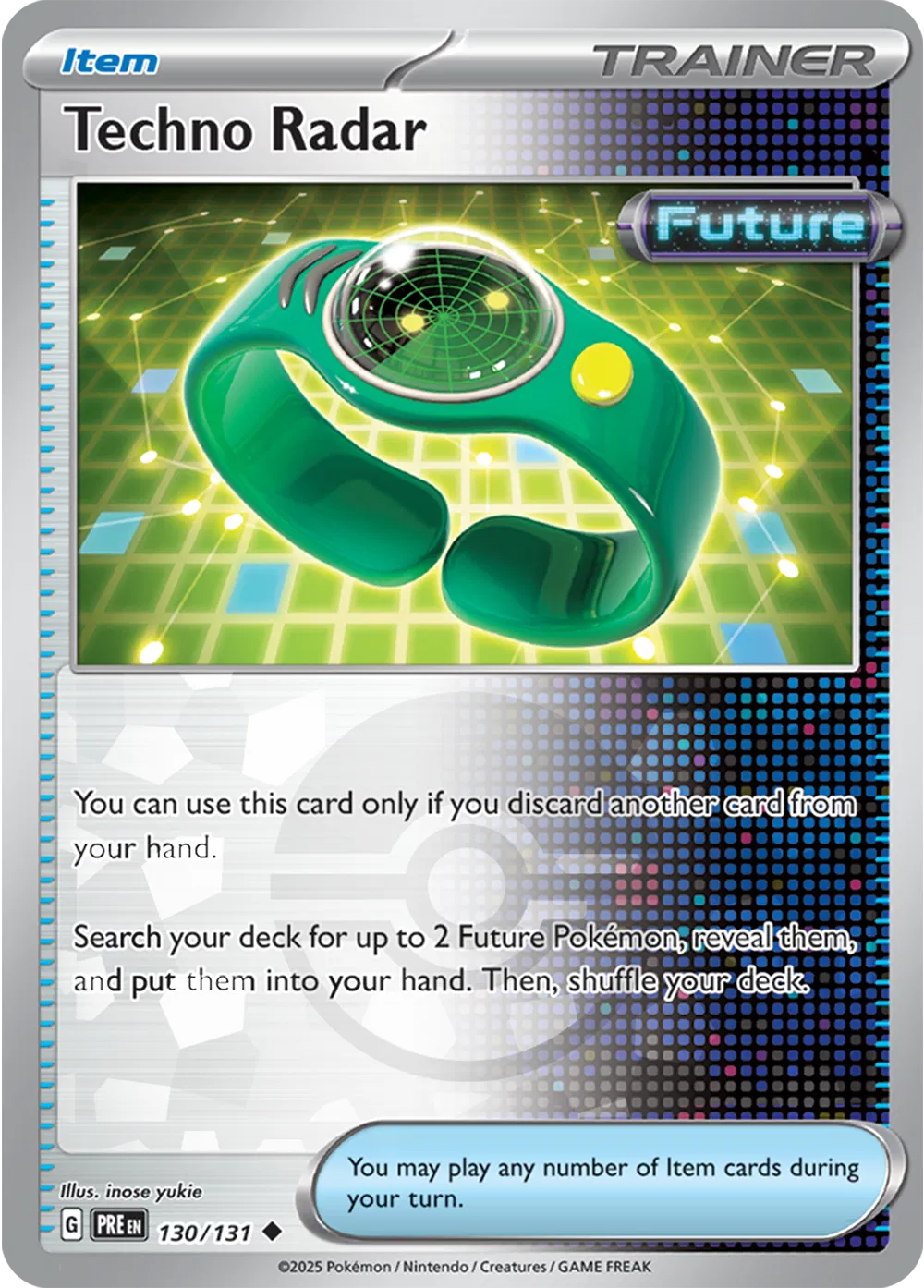 130/131 Techno Radar Poke Ball - Prismatic Evolutions