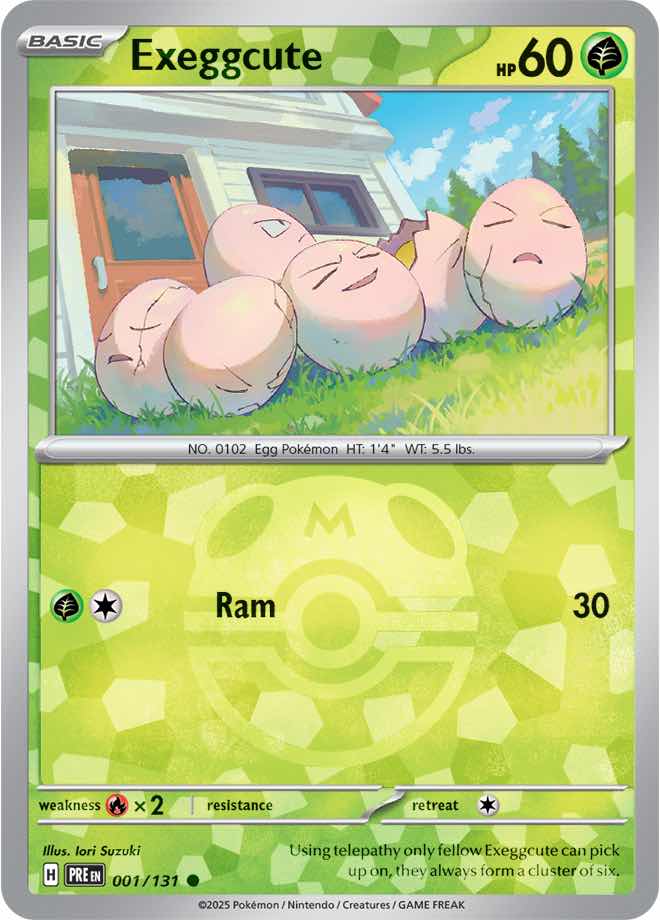 001/131 Exeggcute Master Ball