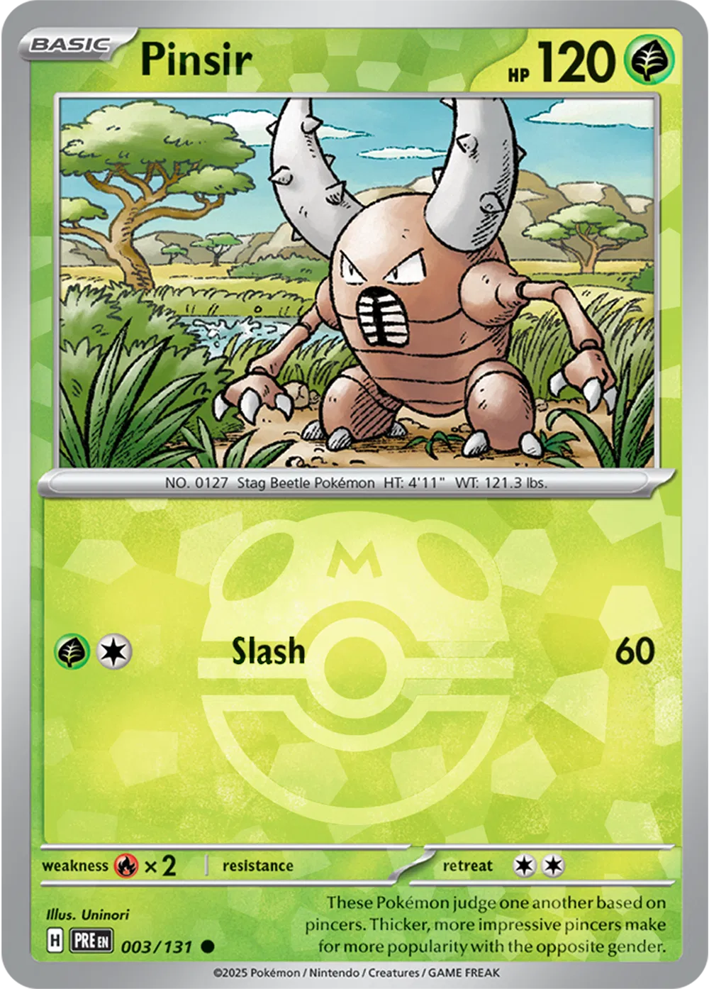 003/131 Pinsir Master Ball