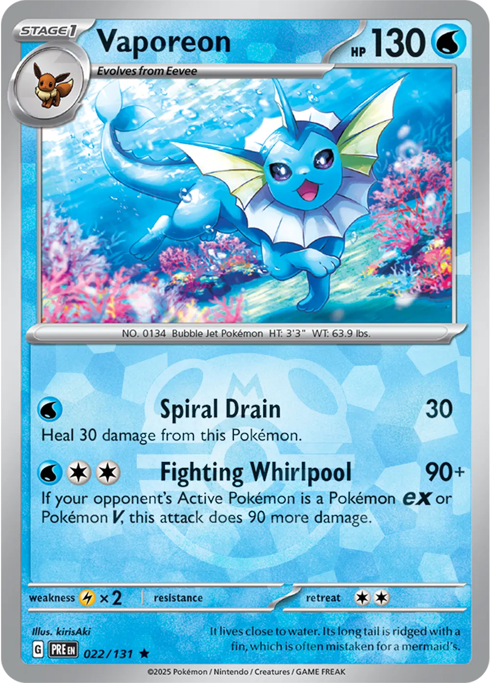 022/131 Vaporeon Master Ball