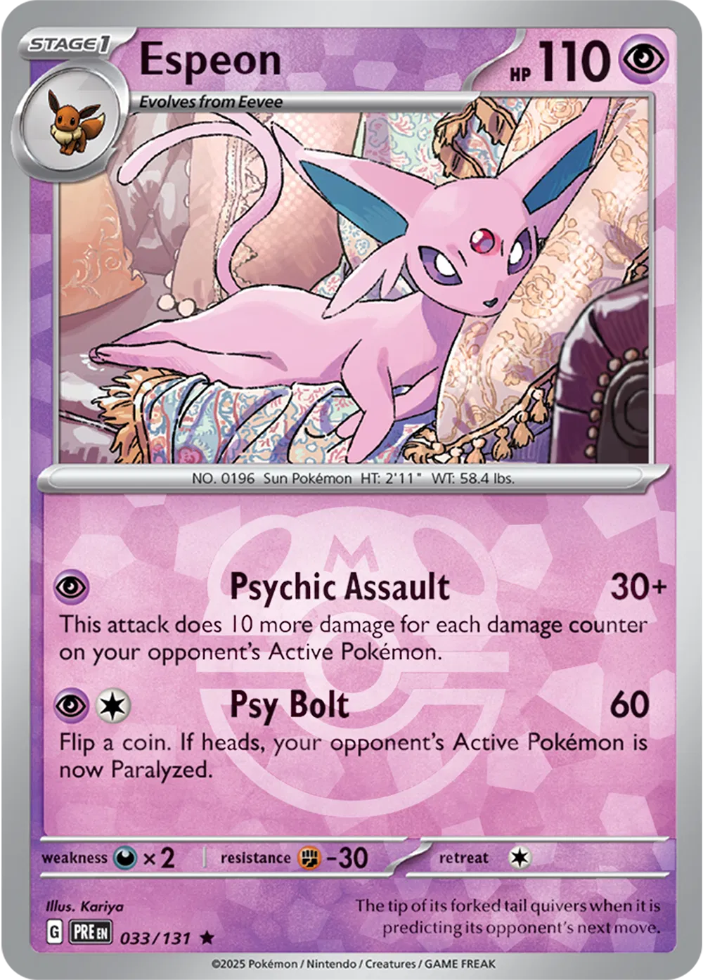033/131 Espeon Master Ball