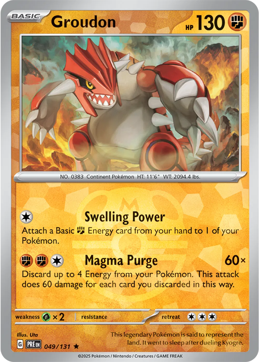 049/131 Groudon Master Ball - Prismatic Evolutions
