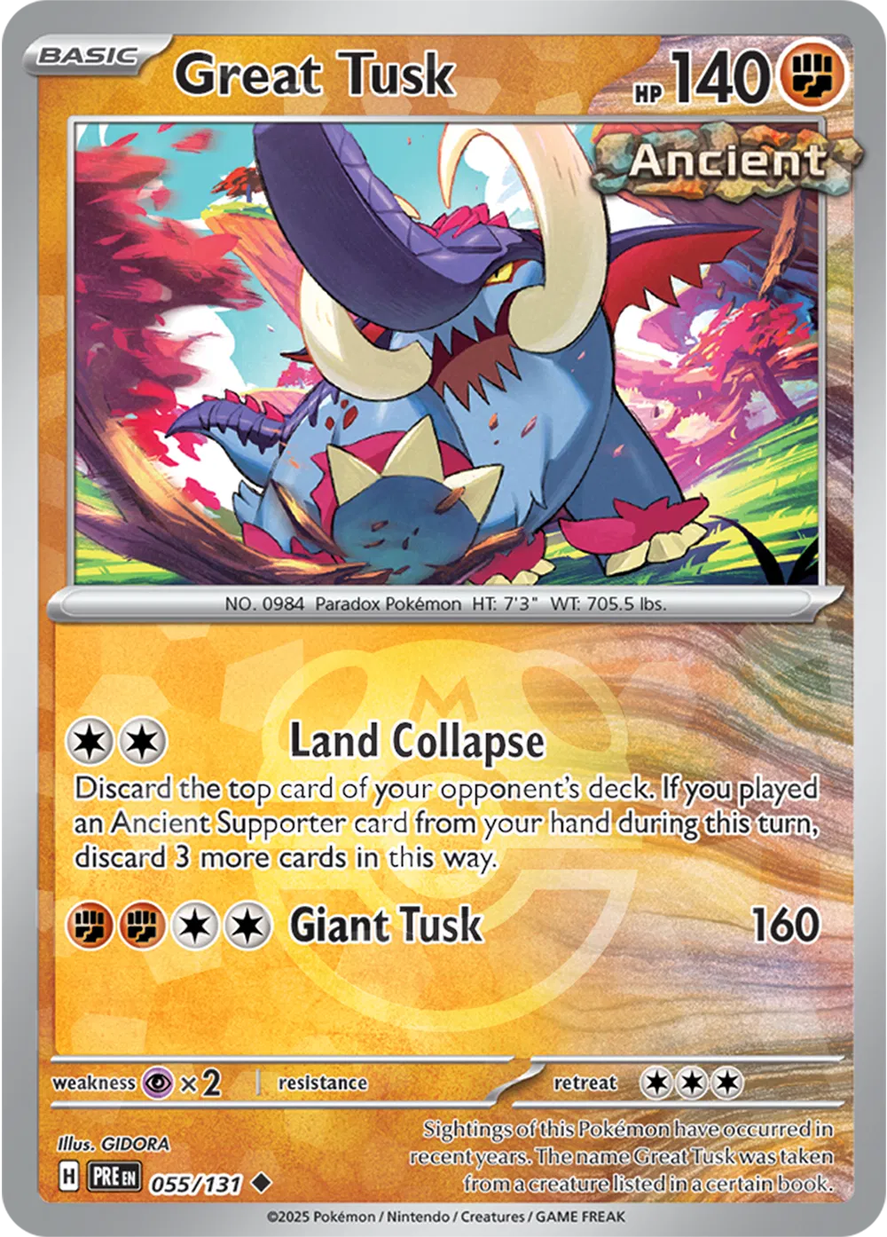055/131 Great Tusk Master Ball