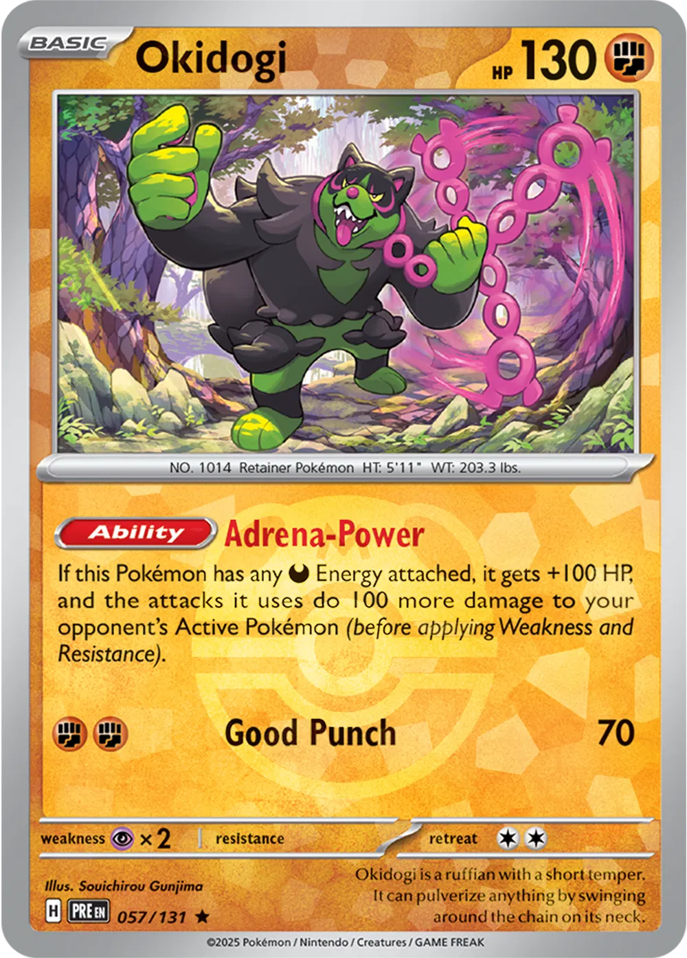 057/131 Okidogi Master Ball - Prismatic Evolutions