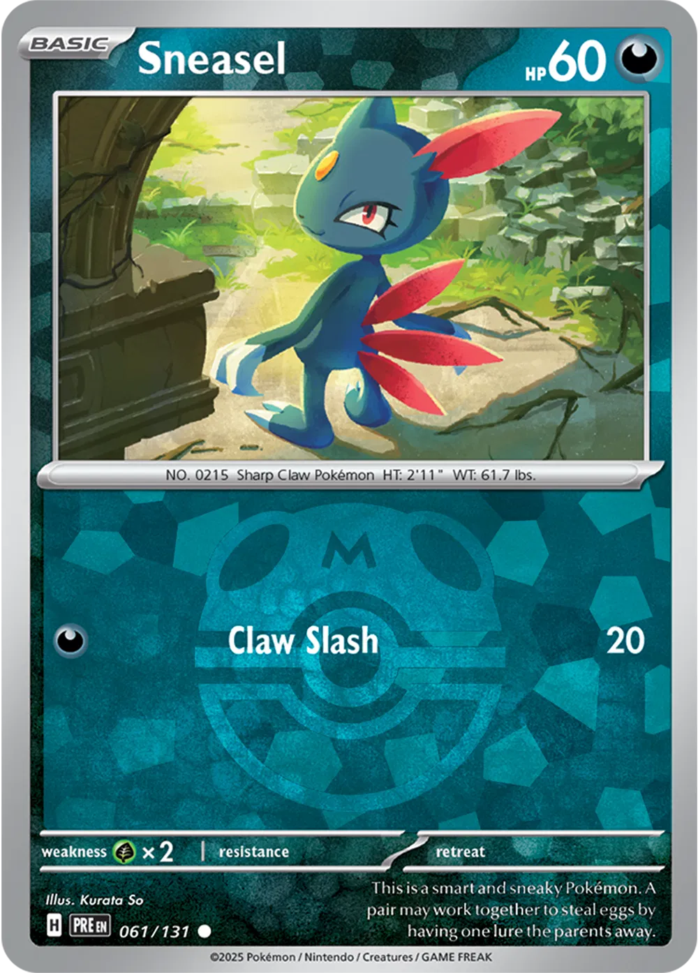 061/131 Sneasel Master Ball