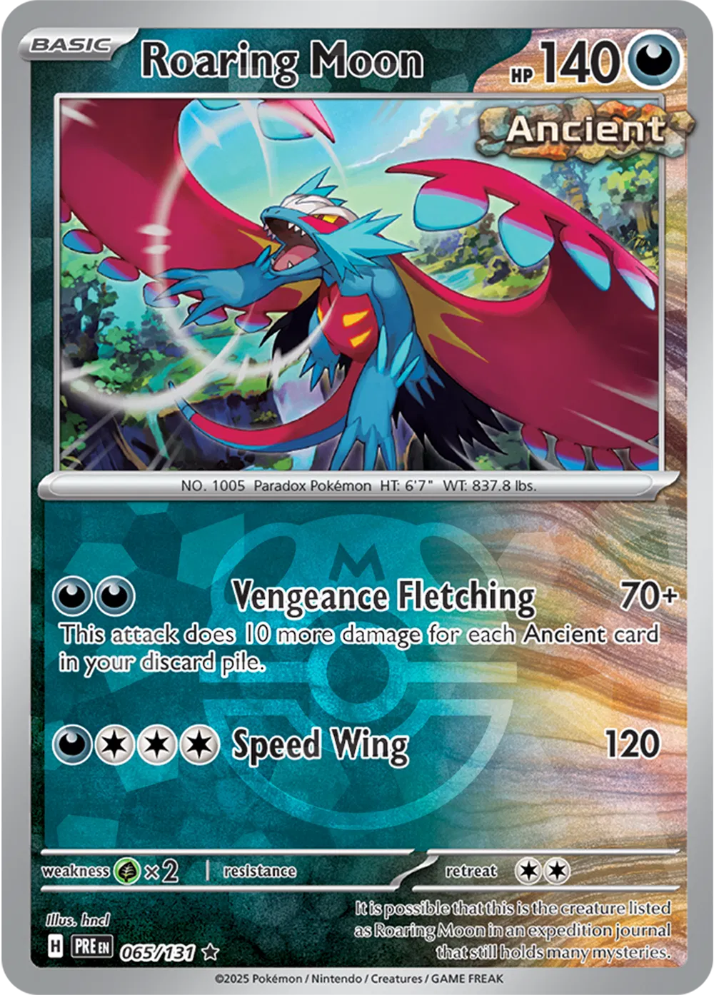065/131 Roaring Moon Master Ball - Prismatic Evolutions