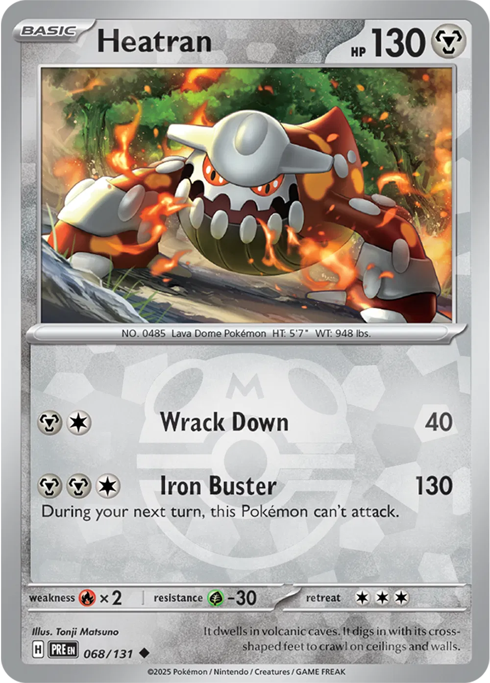 068/131 Heatran Master Ball - Prismatic Evolutions