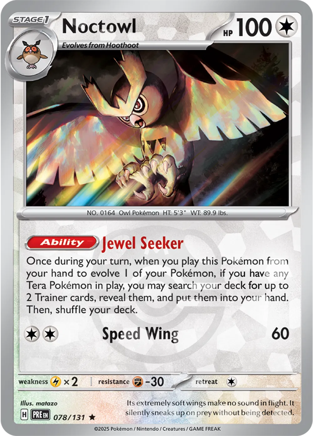078/131 Noctowl Master Ball