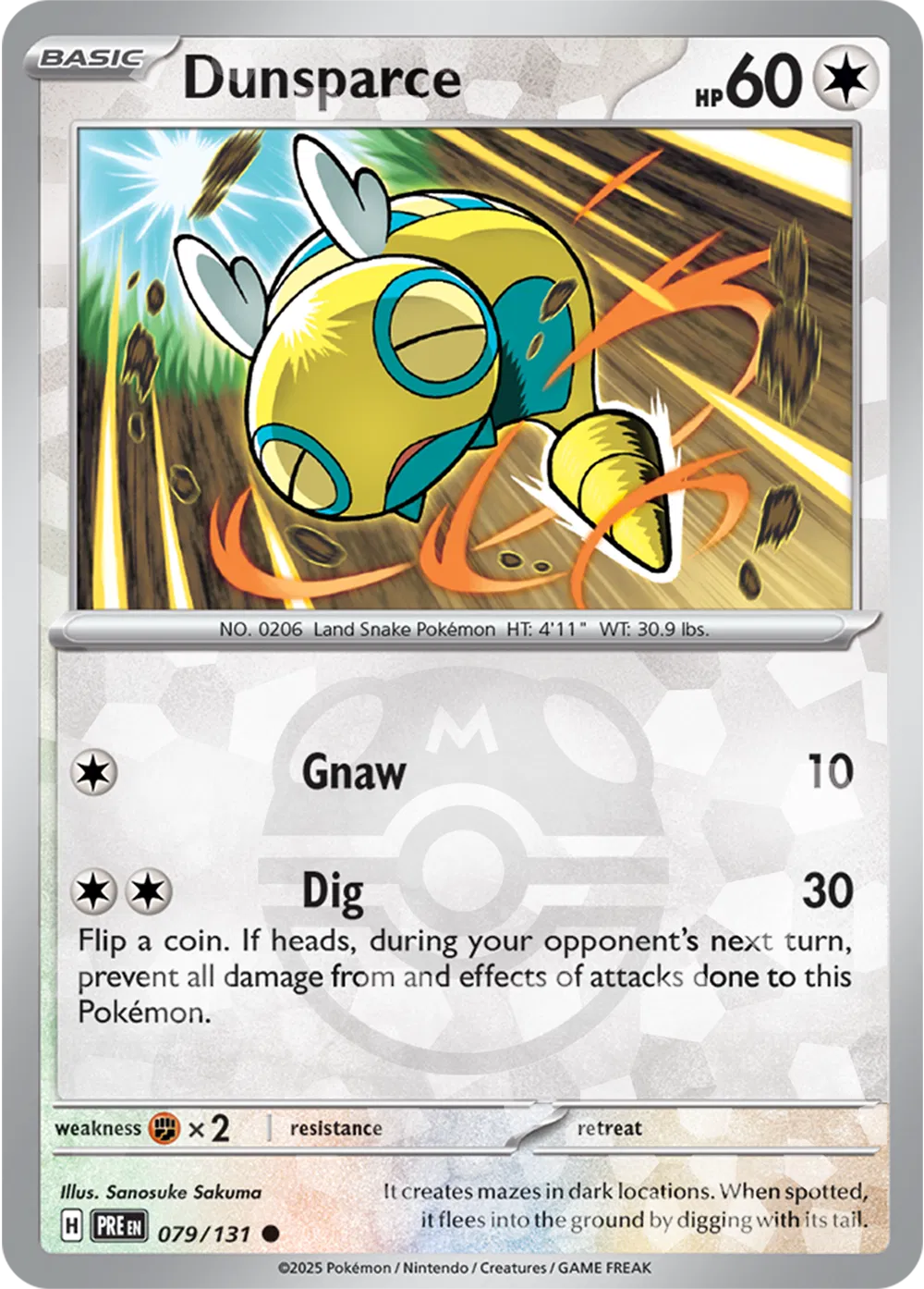 079/131 Dunsparce Master Ball