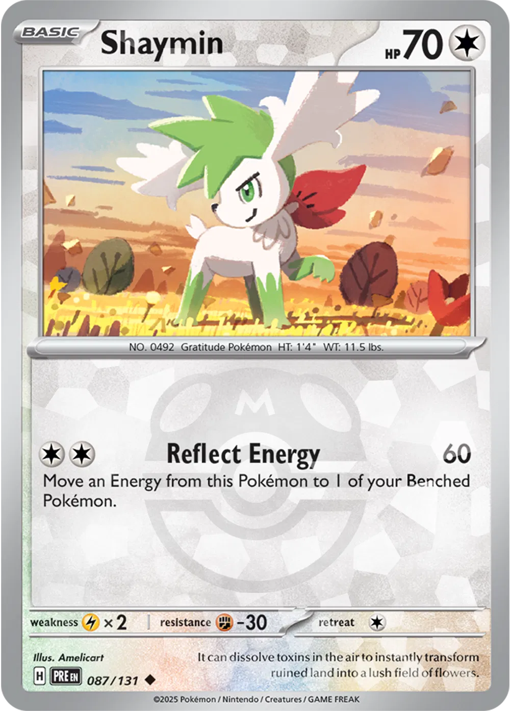 087/131 Shaymin Master Ball