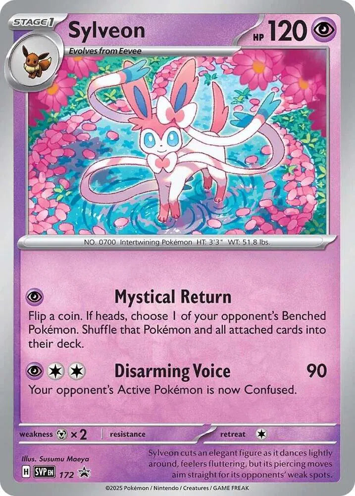SVP 172 Sylveon - SVP Black Star Promo