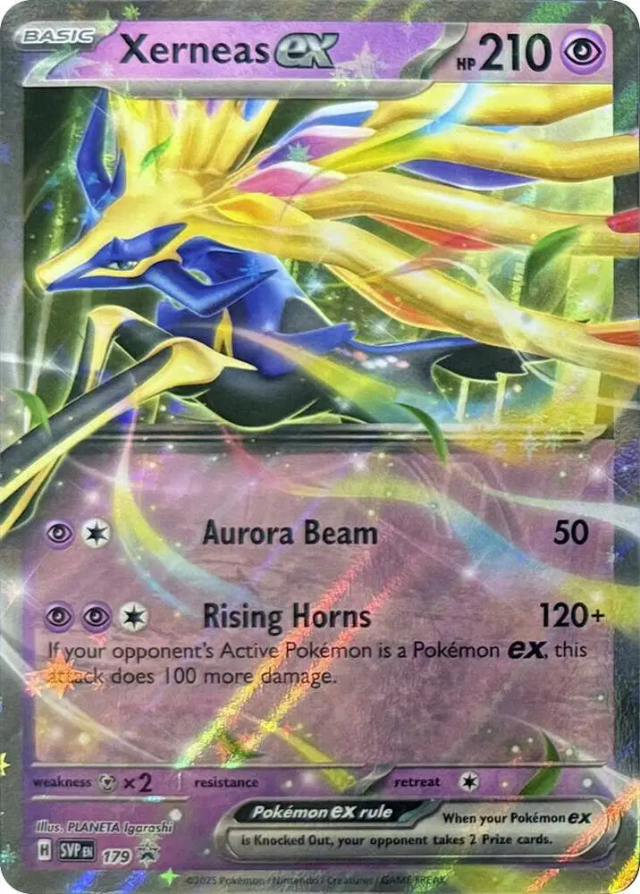 SVP 179 Xerneas EX - SVP Black Star Promo