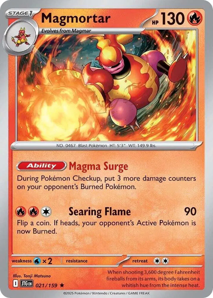 021/159 Magmortar Holofoil