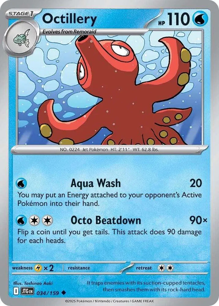 034/159 Octillery Reverse Holo