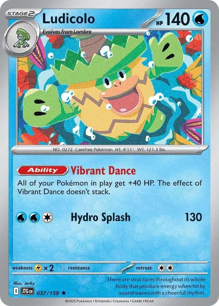 037/159 Ludicolo Holofoil
