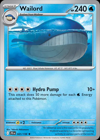 041/159 Wailord Holofoil