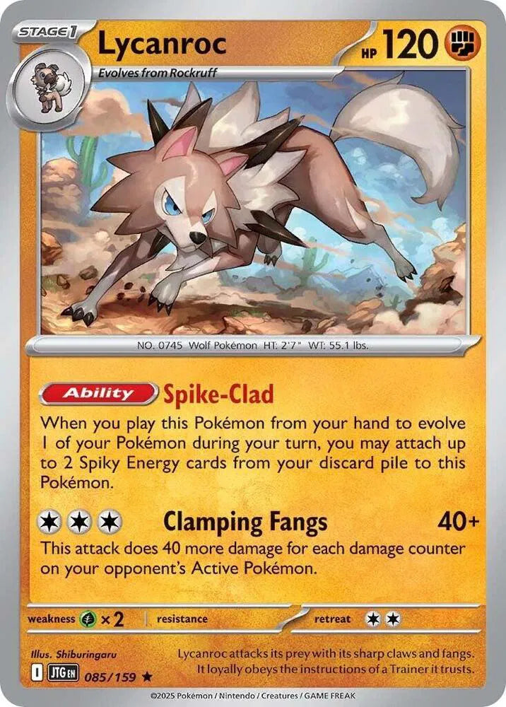 085/159 Lycanroc Holofoil - Journey Together