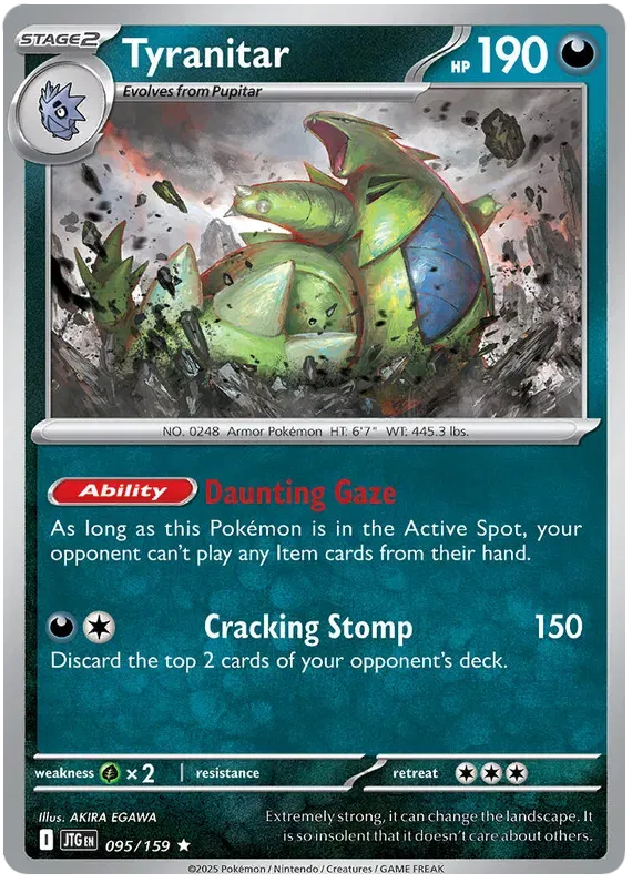 095/159 Tyranitar Reverse Holo - Journey Together