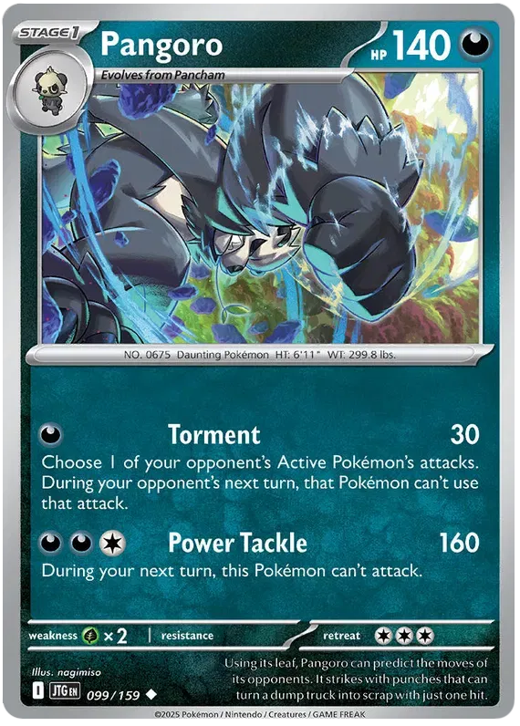 099/159 Pangoro Reverse Holo - Journey Together