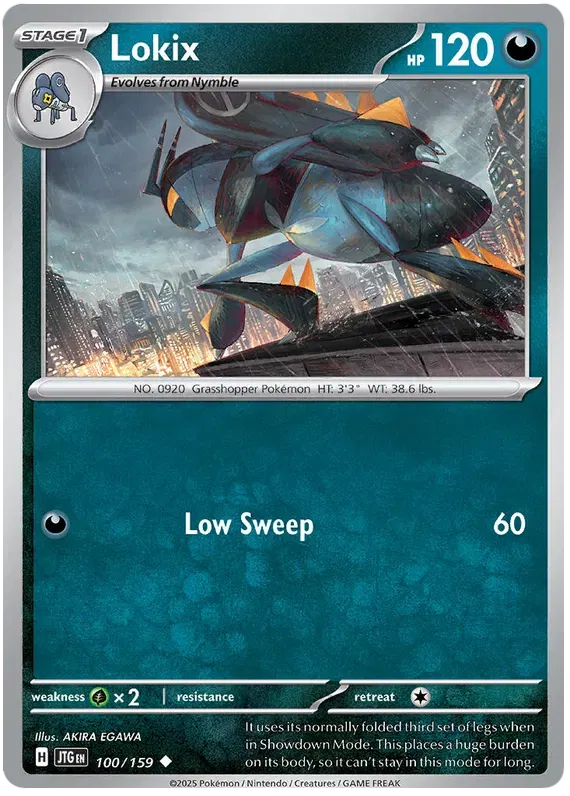 100/159 Lokix Reverse Holo - Journey Together