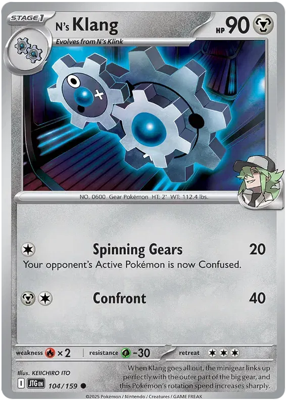 104/159 N's Klang Reverse Holo - Journey Together